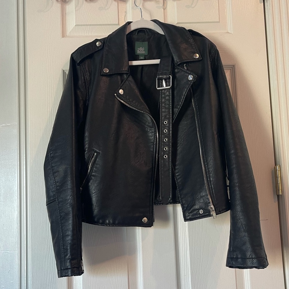 Faux Leather Jacket